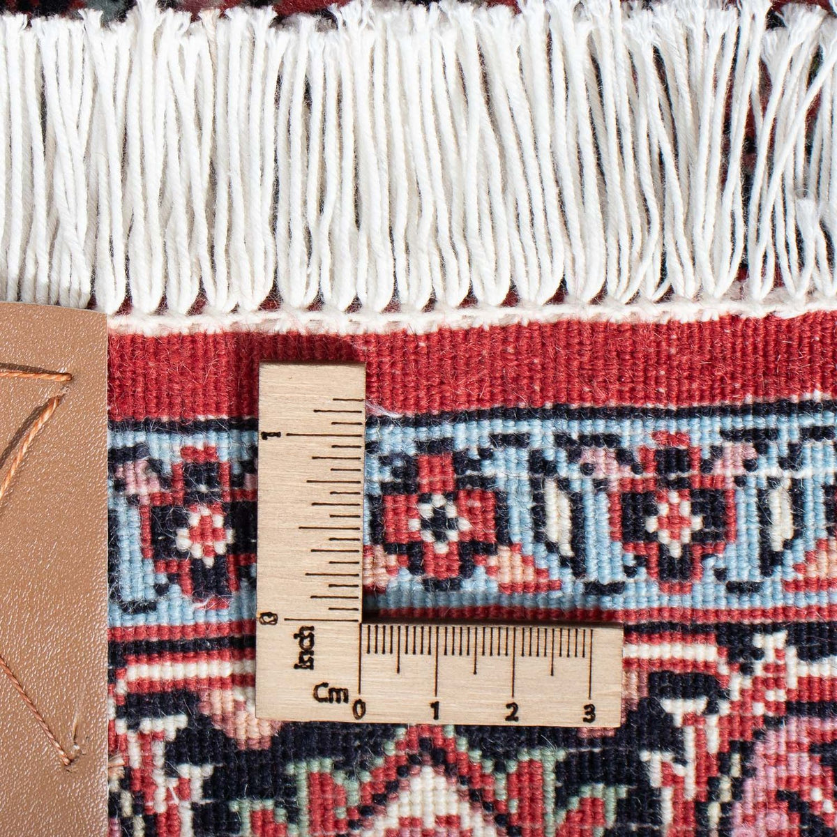 Alfombra de pasillo Alfombra persa - Bidjar - 202 x 75 cm - azul oscuro