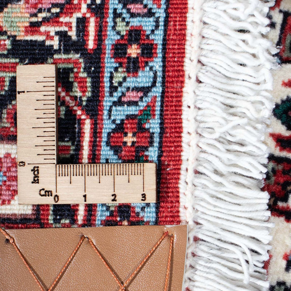 Alfombra de pasillo Alfombra persa - Bidjar - 197 x 74 cm - rojo