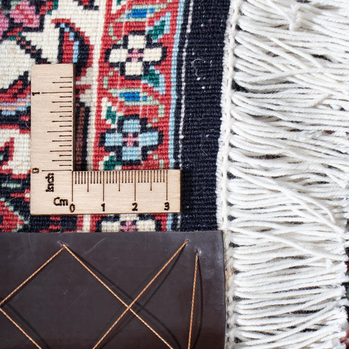 Alfombra de pasillo Alfombra persa - Bidjar - 194 x 72 cm - azul oscuro