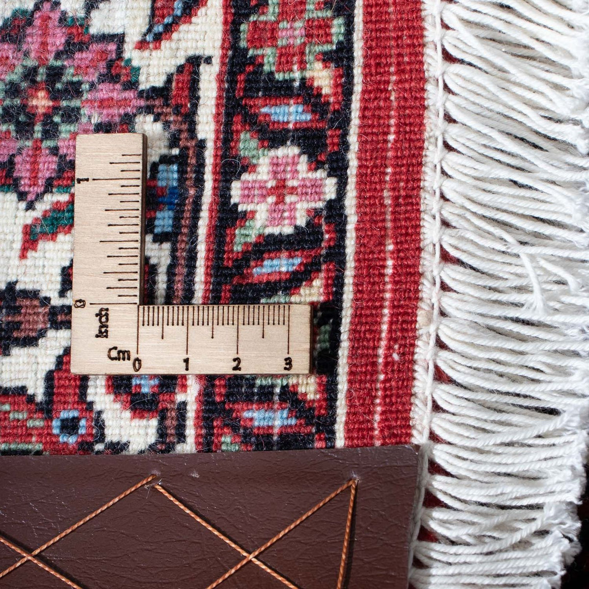 Alfombra de pasillo Alfombra persa - Bidjar - 200 x 73 cm - rojo