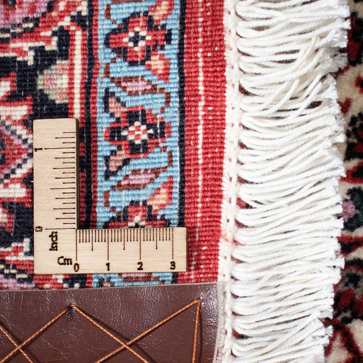 Alfombra de pasillo Alfombra persa - Bidjar - 210 x 74 cm - rojo