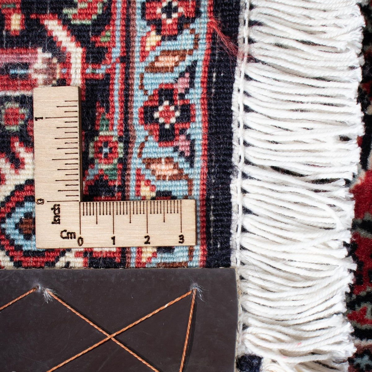 Alfombra de pasillo Alfombra persa - Bidjar - 218 x 76 cm - beige