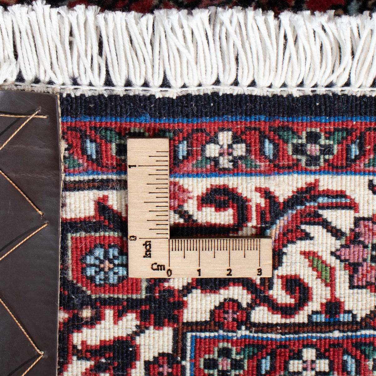 Alfombra de pasillo Alfombra persa - Bidjar - 200 x 74 cm - azul oscuro