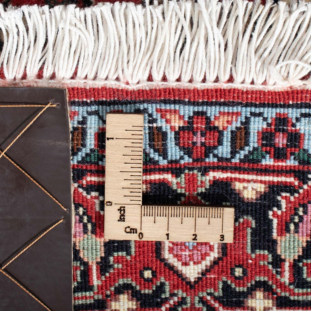 Alfombra persa - Bidjar - 193 x 176 cm - rojo