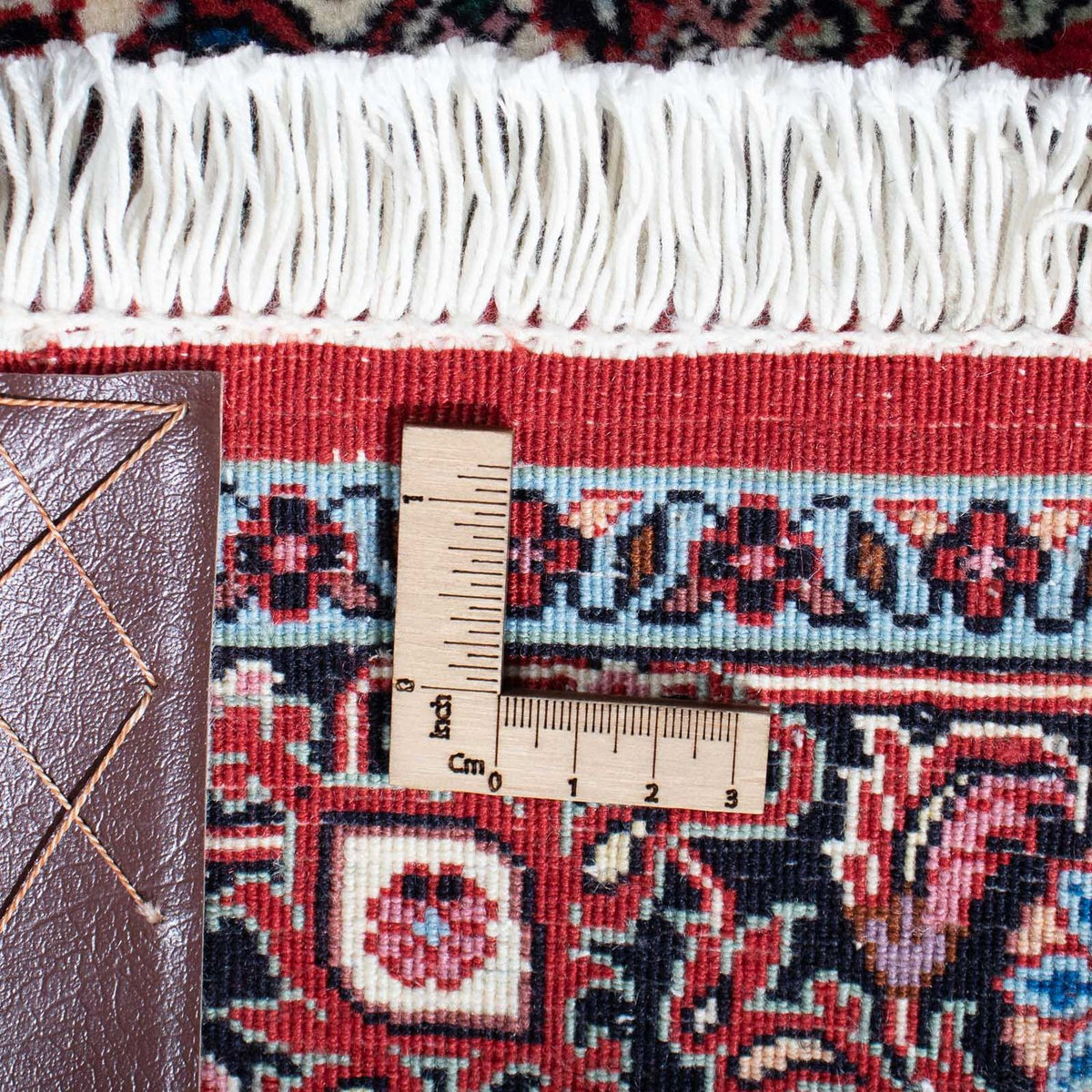 Alfombra de pasillo Alfombra persa - Bidjar - 316 x 82 cm - rojo