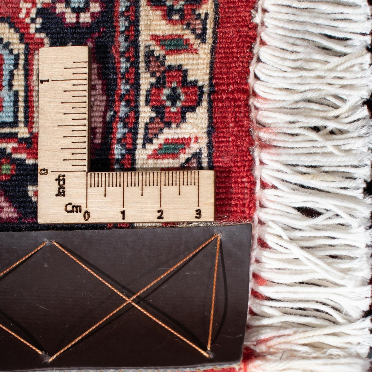 Alfombra de pasillo Alfombra persa - Bidjar - 300 x 83 cm - rojo