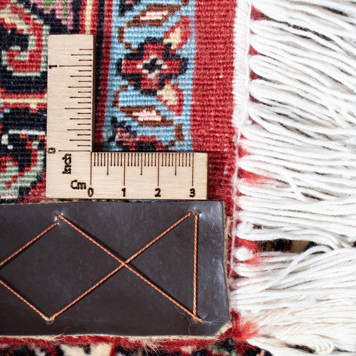 Alfombra de pasillo Alfombra persa - Bidjar - 290 x 83 cm - rojo