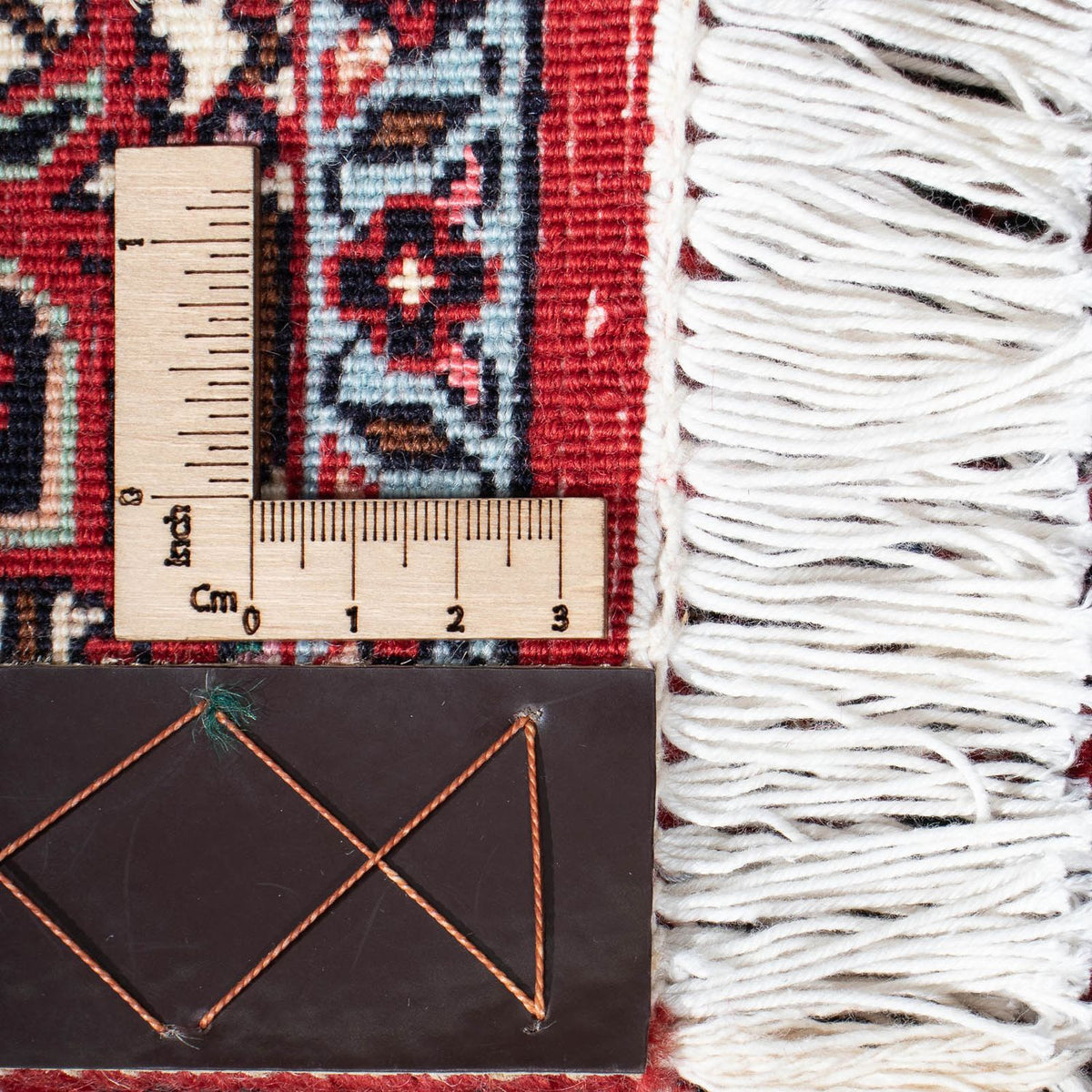 Alfombra de pasillo Alfombra persa - Bidjar - 310 x 82 cm - rojo claro