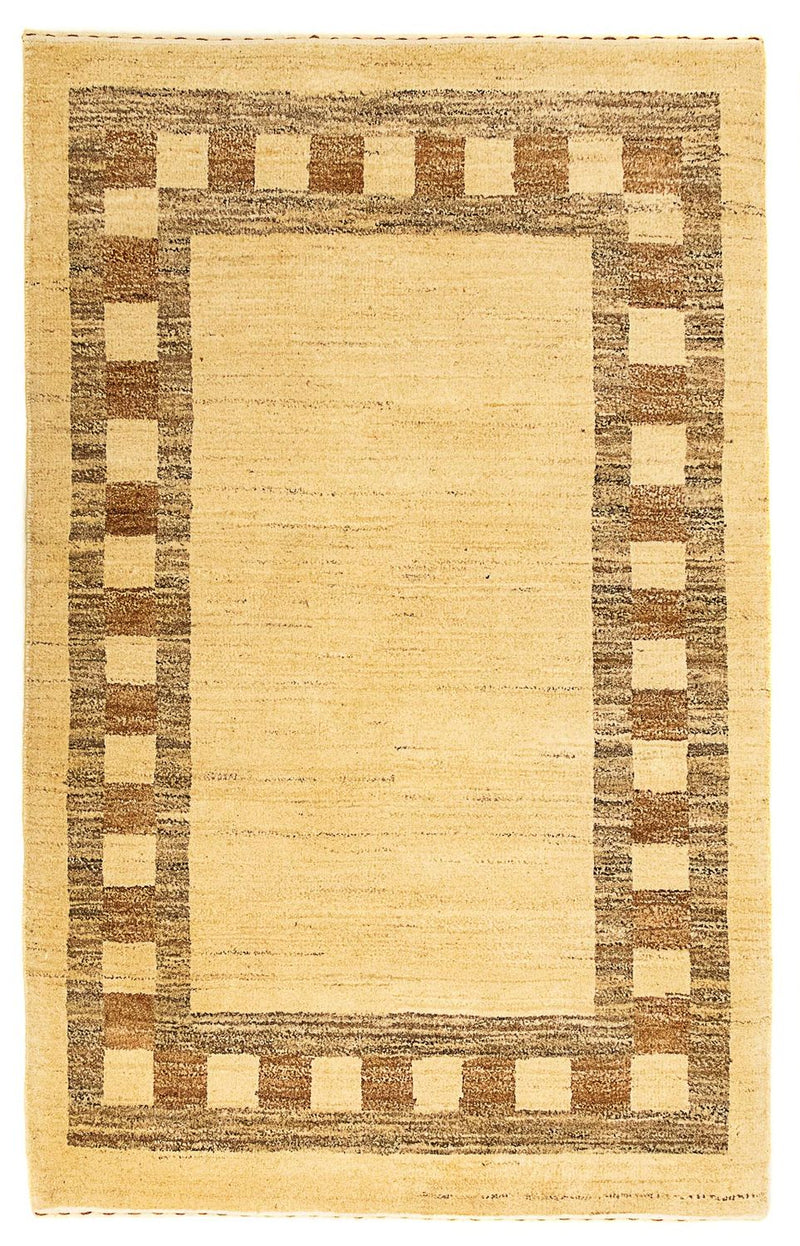 Alfombra Gabbeh - Indus - 123 x 80 cm - beige