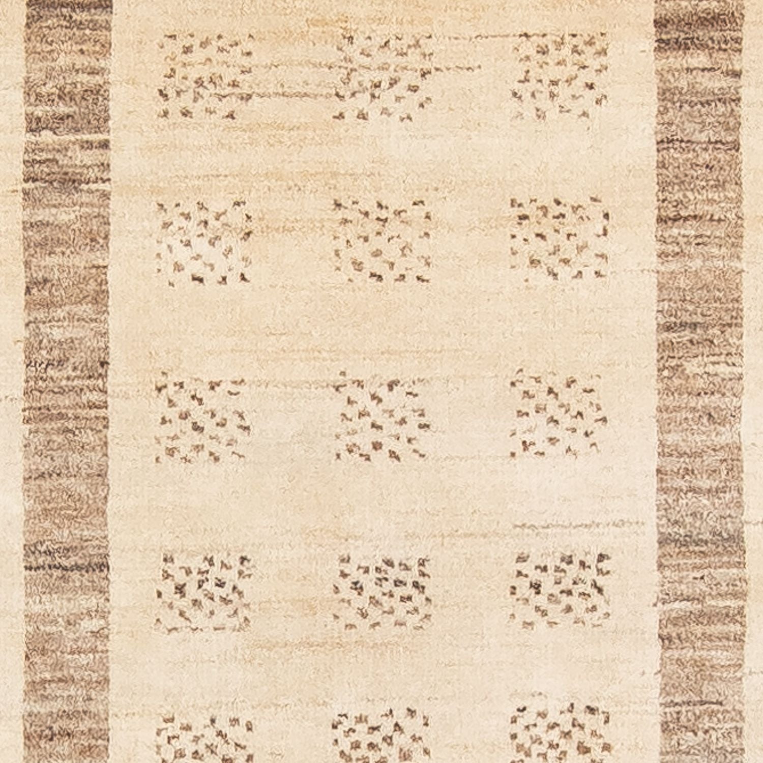 Alfombra de pasillo Alfombra Gabbeh - Loribaft Persa - 295 x 79 cm - beige