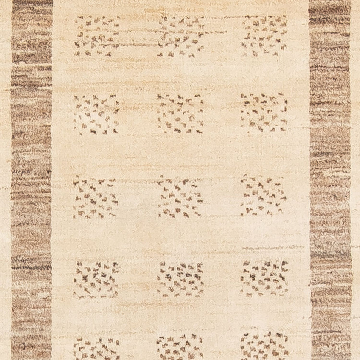 Alfombra de pasillo Alfombra Gabbeh - Loribaft Persa - 295 x 79 cm - beige