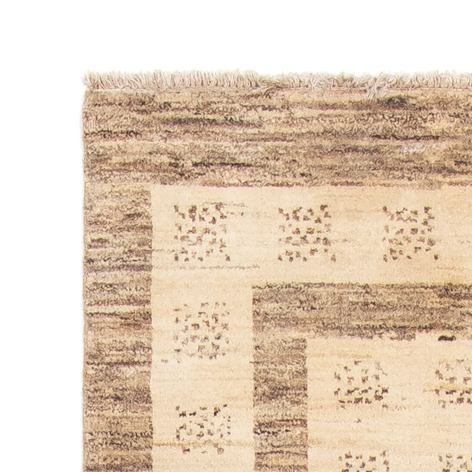 Alfombra de pasillo Alfombra Gabbeh - Loribaft Persa - 295 x 79 cm - beige