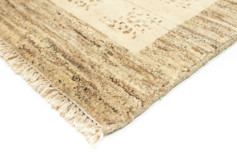 Alfombra de pasillo Alfombra Gabbeh - Indus - 295 x 79 cm - beige