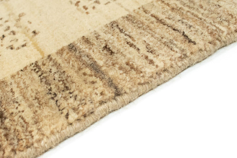 Alfombra de pasillo Alfombra Gabbeh - Indus - 295 x 79 cm - beige