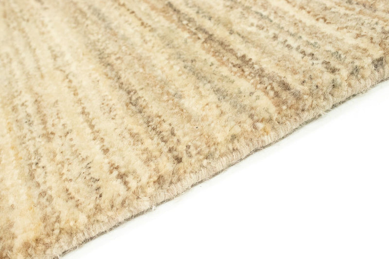 Alfombra de pasillo Alfombra Gabbeh - Indus - 254 x 78 cm - beige