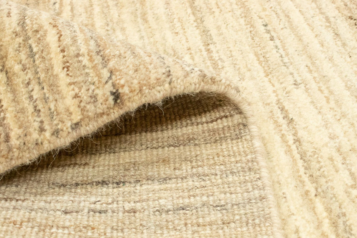 Alfombra de pasillo Alfombra Gabbeh - Indus - 254 x 78 cm - beige