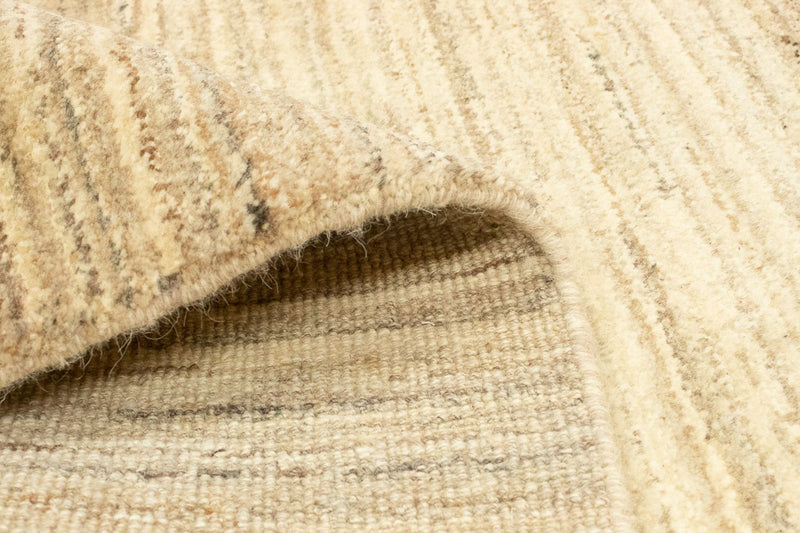 Alfombra de pasillo Alfombra Gabbeh - Indus - 254 x 78 cm - beige