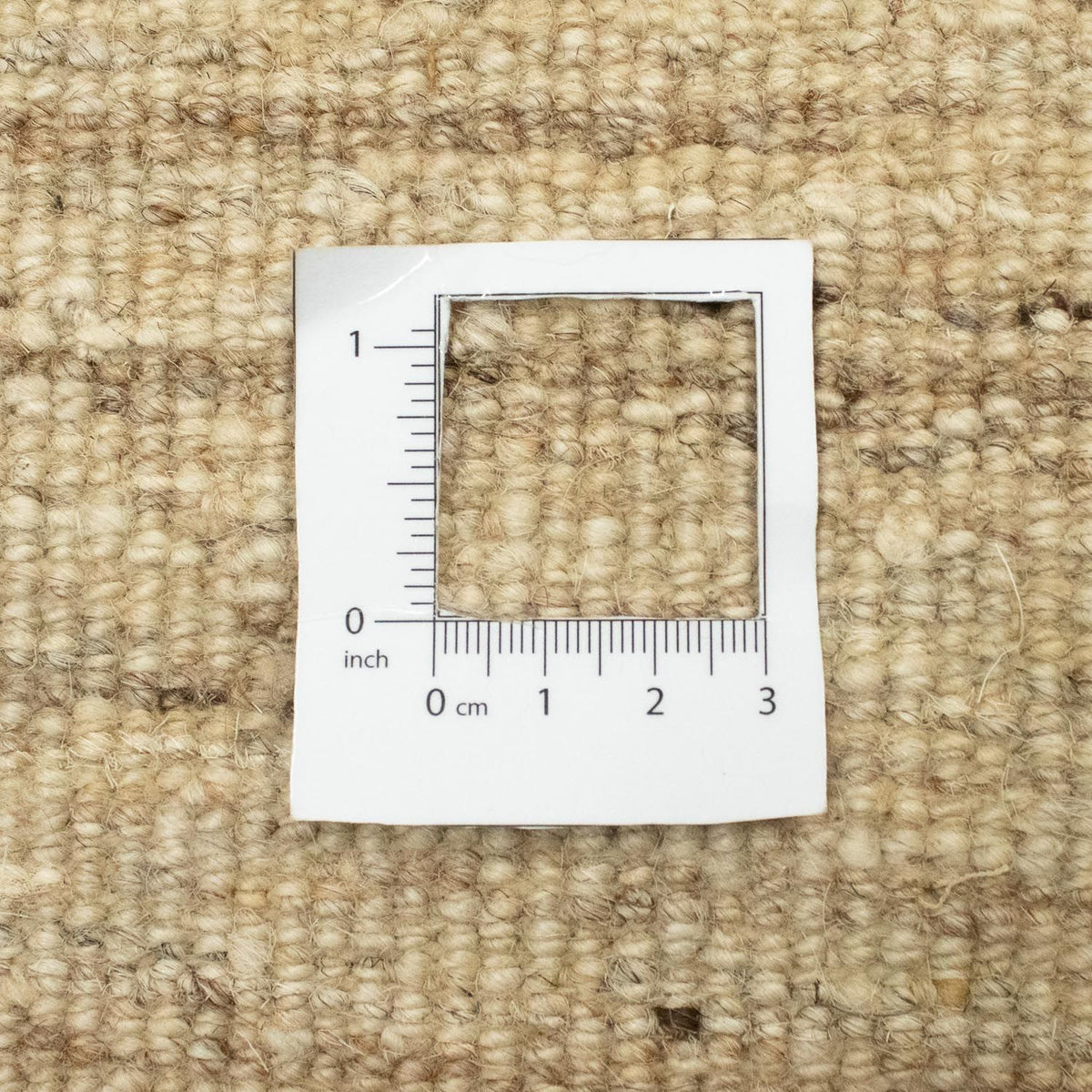 Alfombra de pasillo Alfombra Gabbeh - Indus - 254 x 78 cm - beige