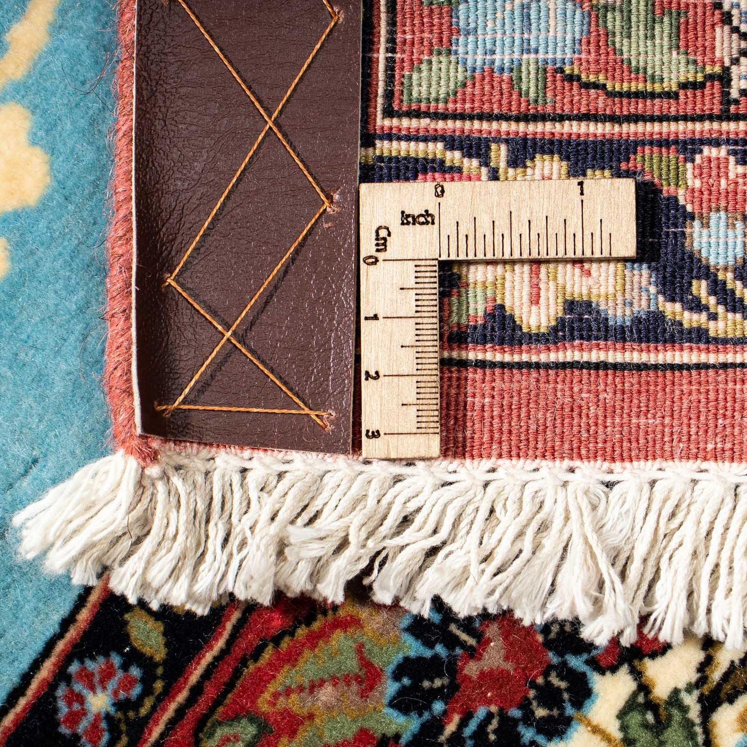 Alfombra persa - Ghom - 203 x 138 cm - rojo
