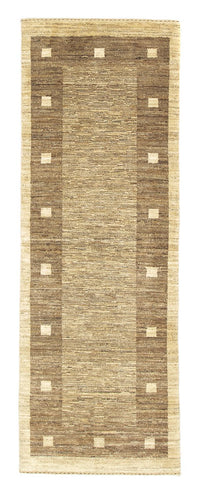Alfombra de pasillo Alfombra Gabbeh - Indus - 211 x 75 cm - beige