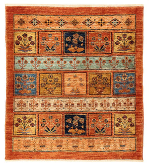 Alfombra Pakistani - 93 x 85 cm - óxido
