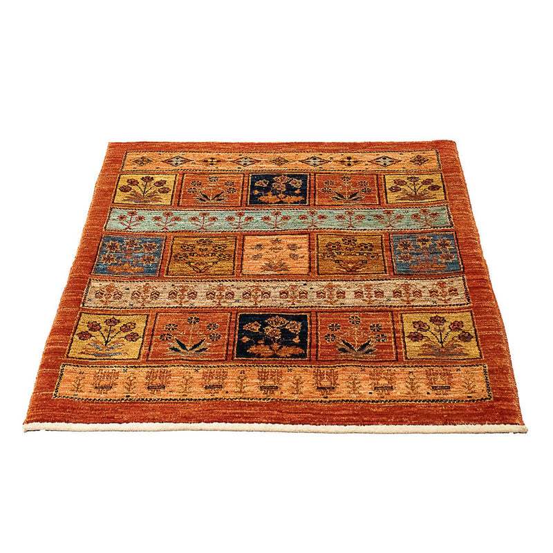 Alfombra Pakistani - 93 x 85 cm - óxido