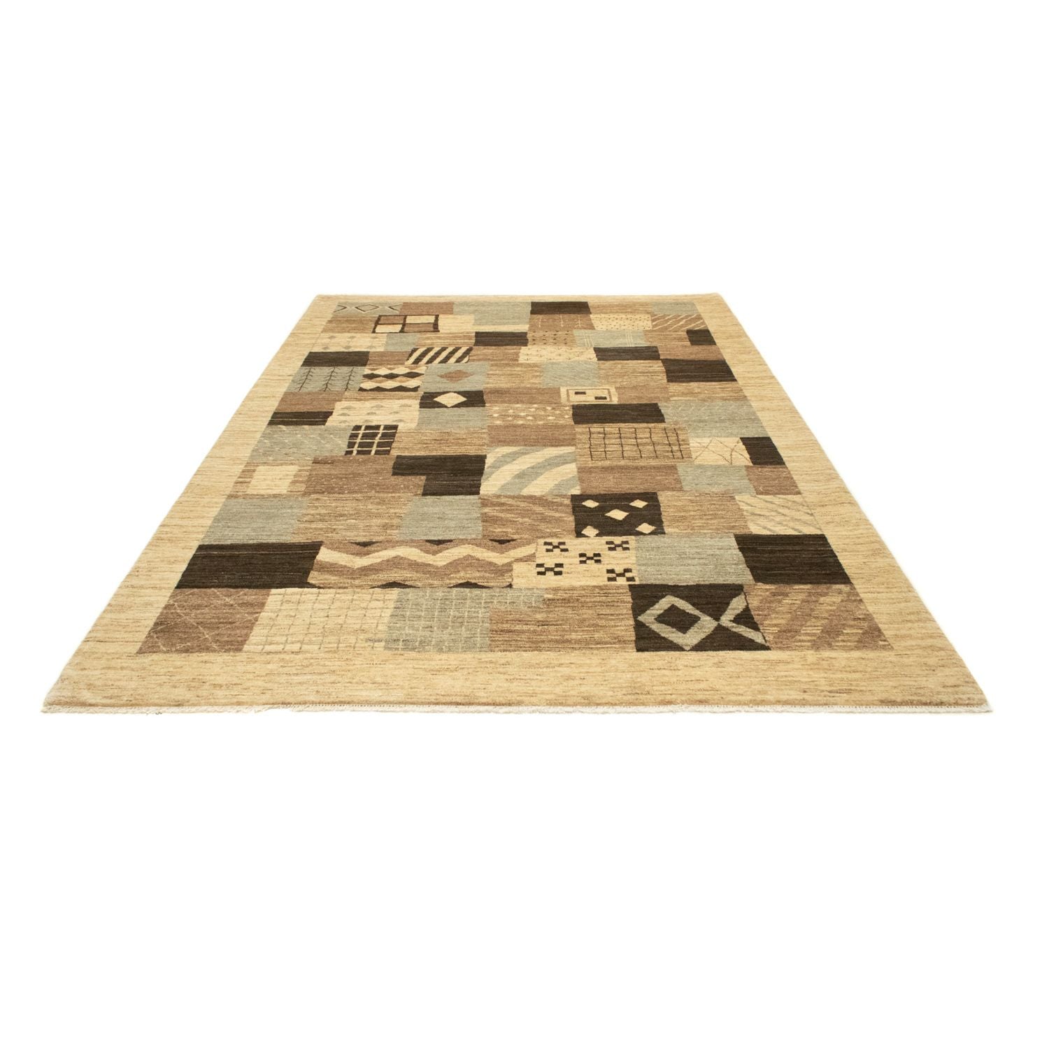 Alfombra Gabbeh - Indus - 303 x 197 cm - multicolor
