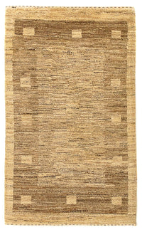Alfombra Gabbeh - Indus - 127 x 72 cm - marrón claro