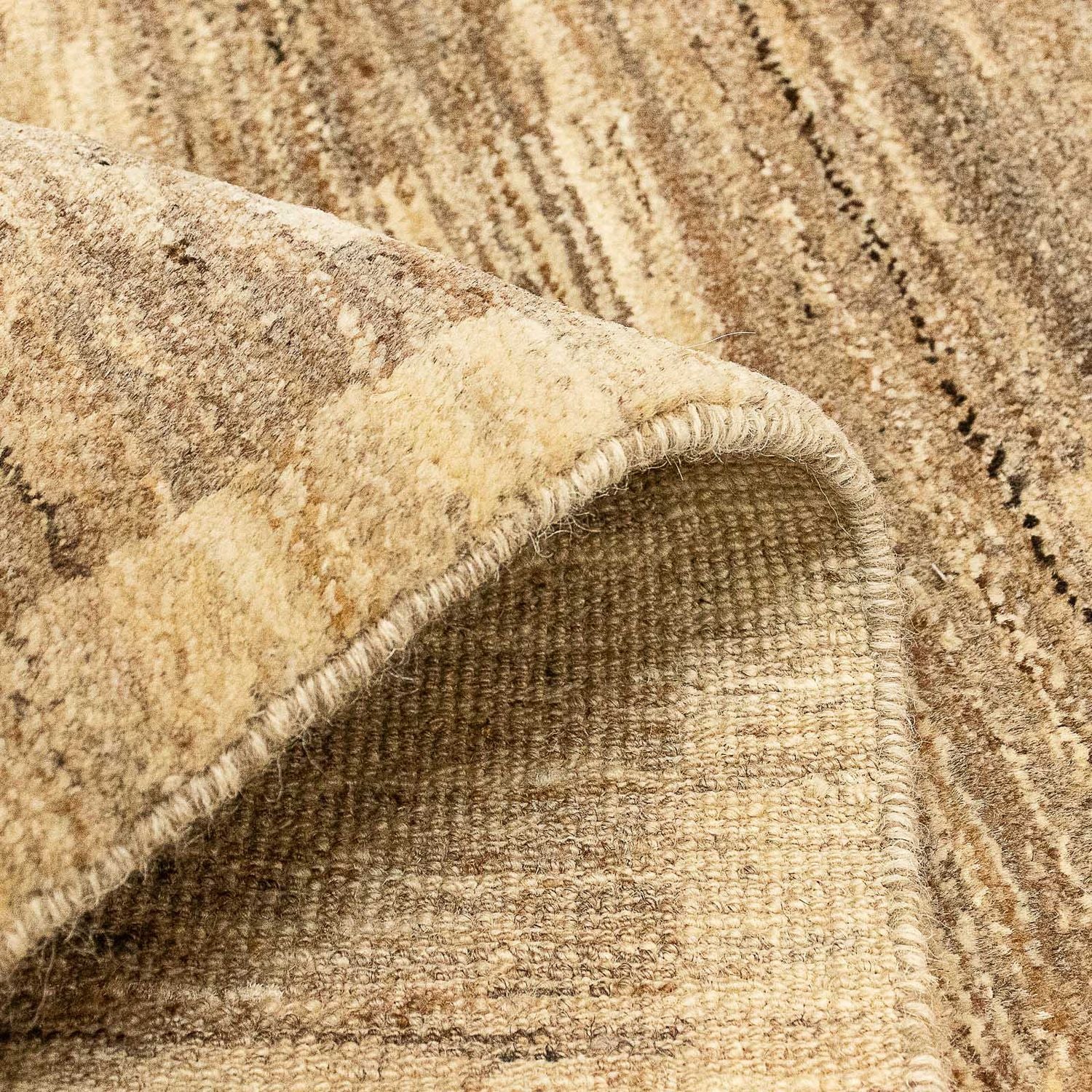 Alfombra Gabbeh - Indus - 127 x 72 cm - marrón claro