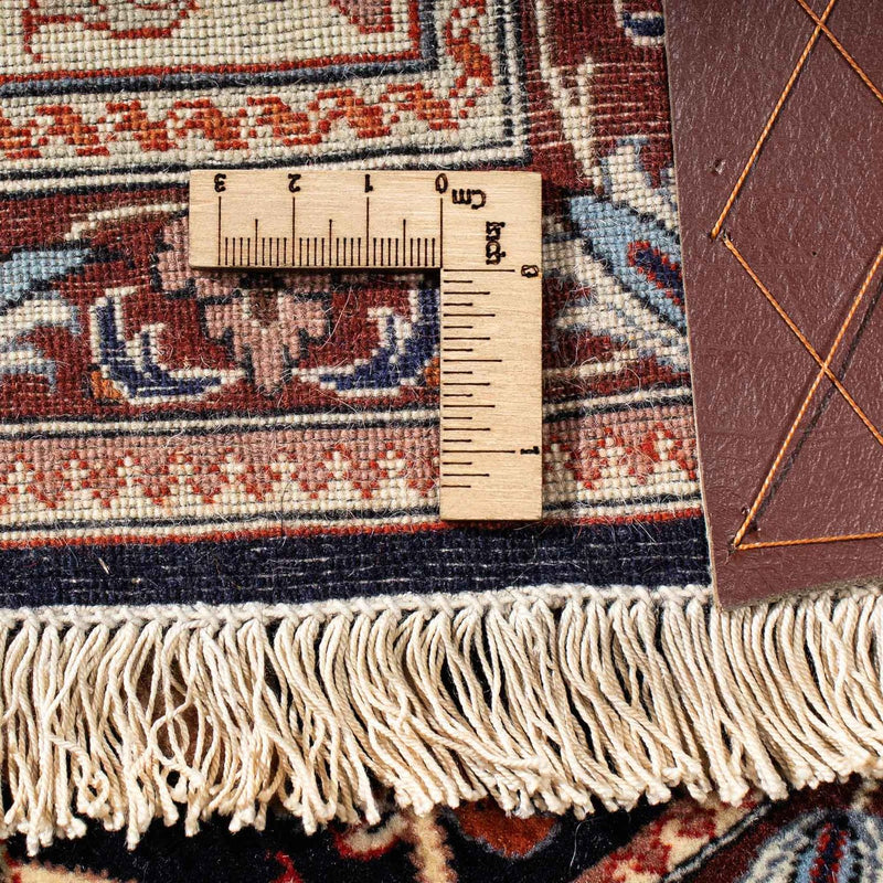 Alfombra persa - Ghom - 210 x 132 cm - azul oscuro