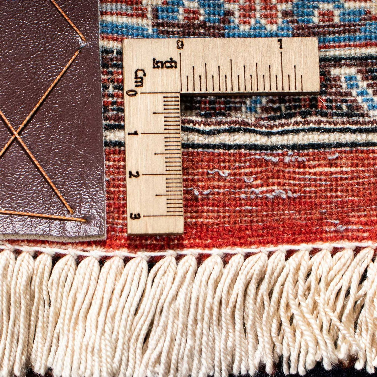 Alfombra persa - Ghom - 186 x 141 cm - azul oscuro