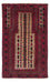 Alfombra Belutsch - 130 x 82 cm - rojo oscuro