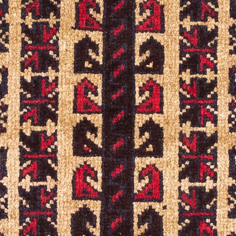 Alfombra Belutsch - 130 x 82 cm - rojo oscuro