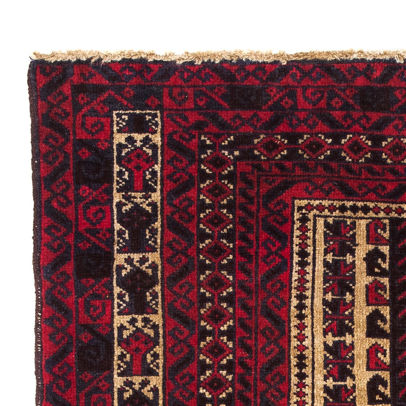 Alfombra Belutsch - 130 x 82 cm - rojo oscuro