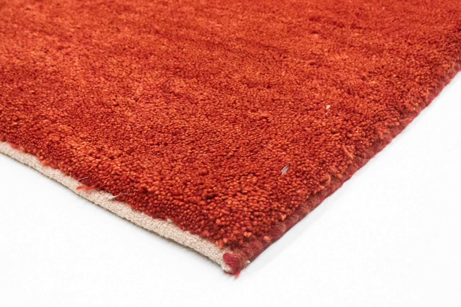 Alfombra de pasillo Alfombra Gabbeh - Persa - 206 x 85 cm - rojo