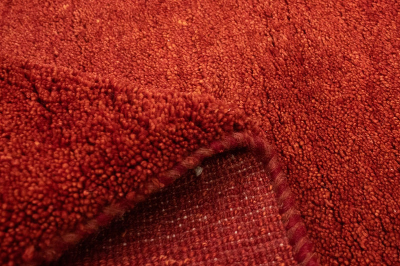 Alfombra de pasillo Alfombra Gabbeh - Persa - 206 x 85 cm - rojo