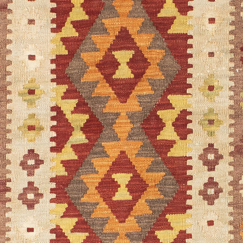 Alfombra de pasillo Alfombra Kelim - Oriental - 198 x 78 cm - beige