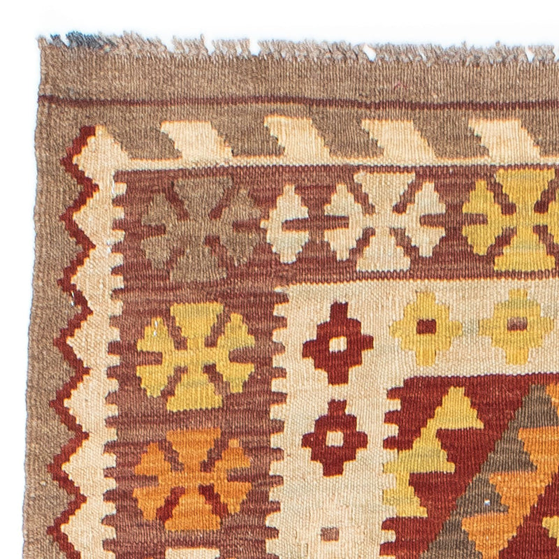Alfombra de pasillo Alfombra Kelim - Oriental - 198 x 78 cm - beige