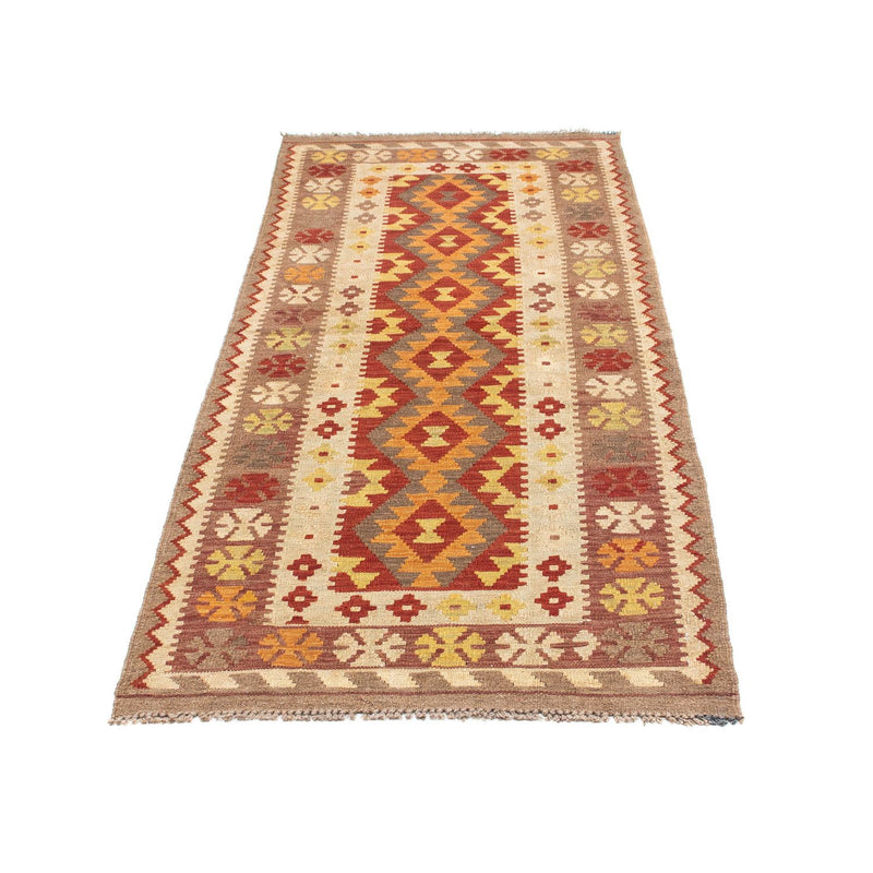 Alfombra de pasillo Alfombra Kelim - Oriental - 198 x 78 cm - beige
