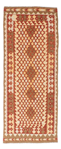 Alfombra de pasillo Alfombra Kelim - Oriental - 197 x 79 cm - beige