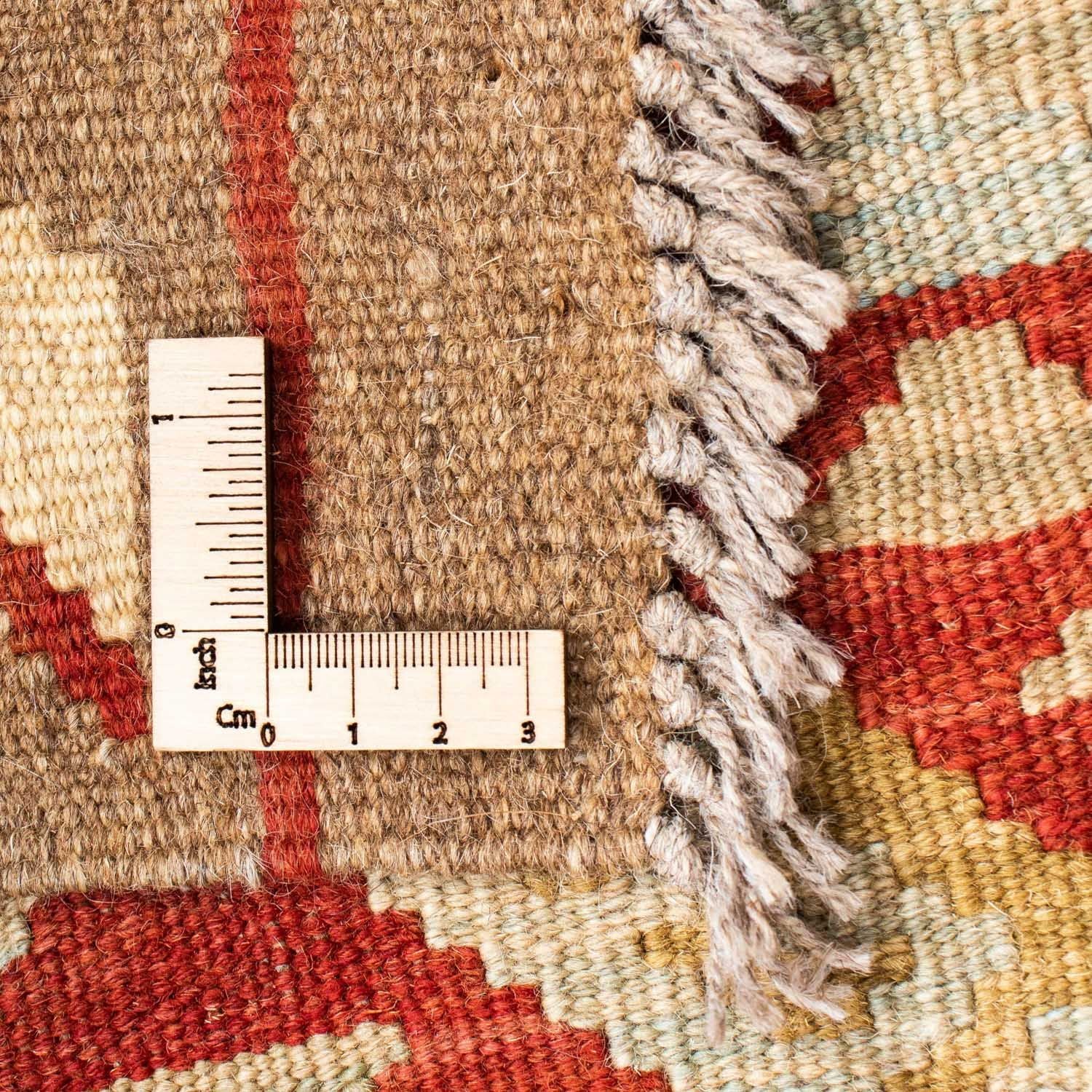 Alfombra de pasillo Alfombra Kelim - Oriental - 193 x 84 cm - rojo claro