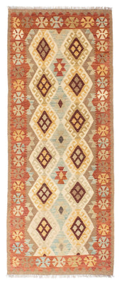 Alfombra de pasillo Alfombra Kelim - Oriental - 201 x 78 cm - beige