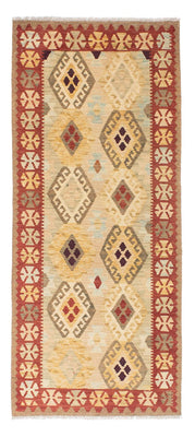 Alfombra de pasillo Alfombra Kelim - Oriental - 199 x 79 cm - beige