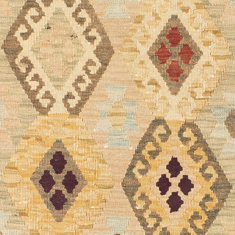 Alfombra de pasillo Alfombra Kelim - Oriental - 199 x 79 cm - beige