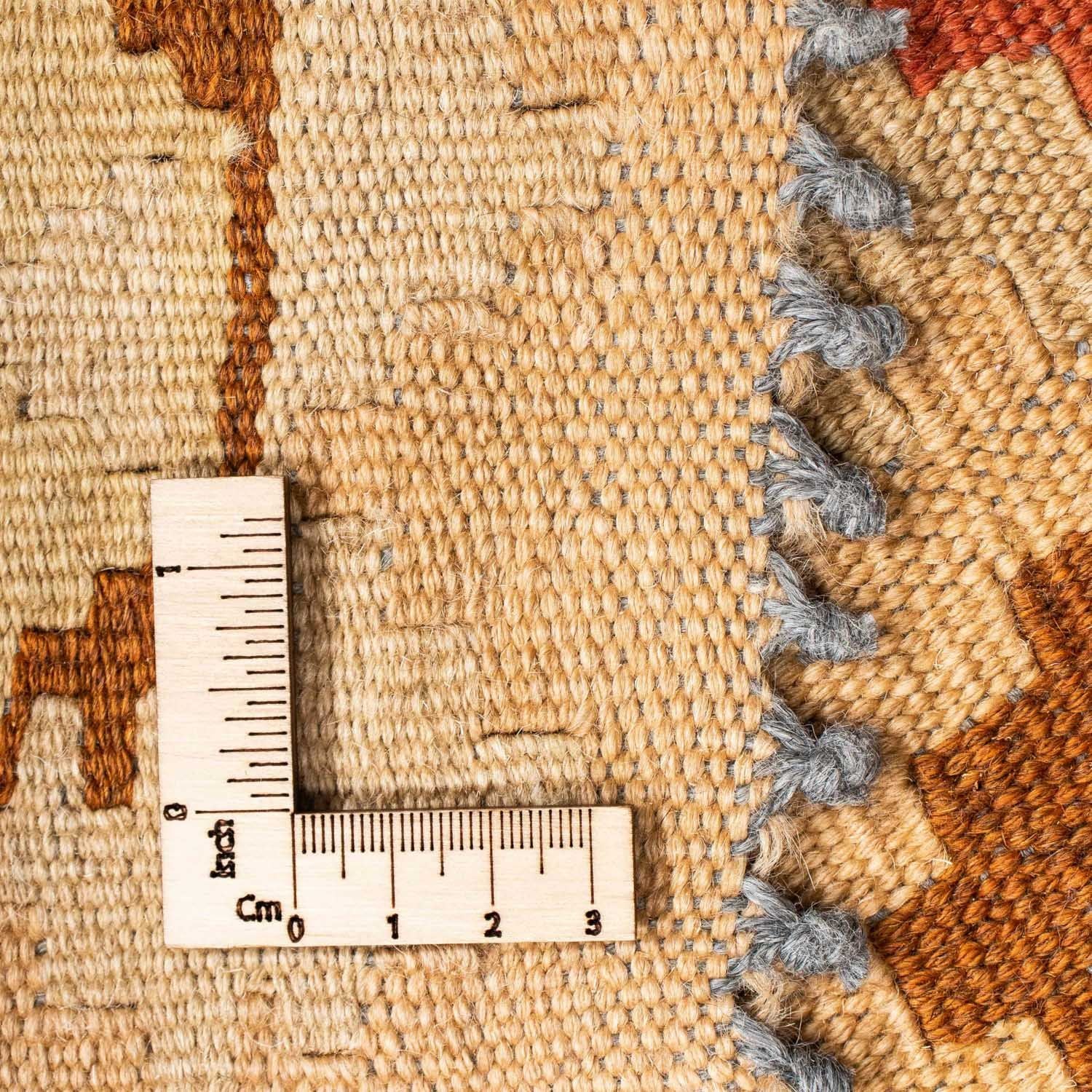 Alfombra de pasillo Alfombra Kelim - Oriental - 200 x 79 cm - marrón claro