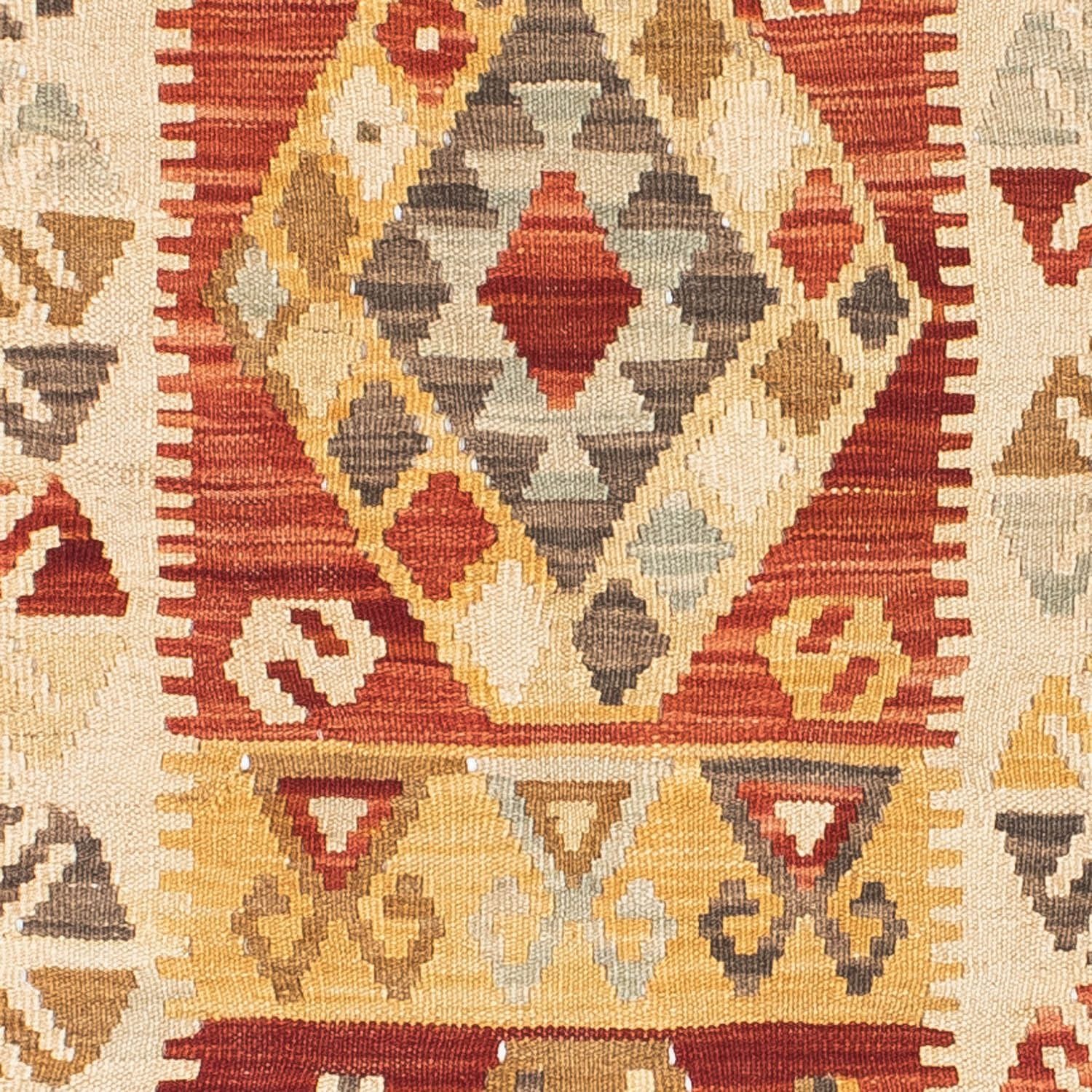 Alfombra de pasillo Alfombra Kelim - Oriental - 189 x 71 cm - óxido