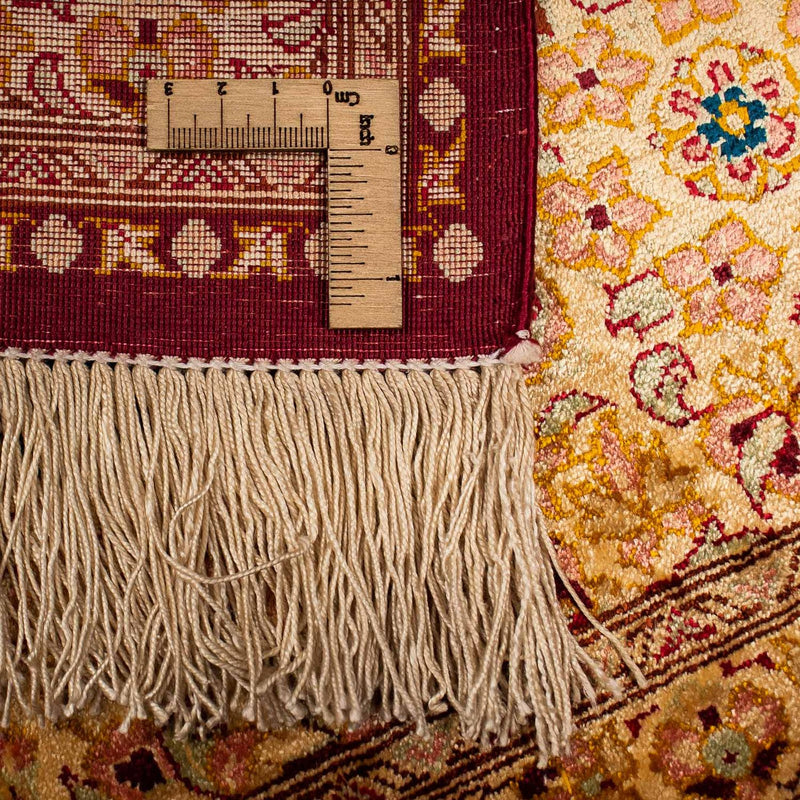 Alfombra de seda - Seda china - 198 x 137 cm - multicolor