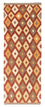 Alfombra de pasillo Alfombra Kelim - Oriental - 193 x 73 cm - óxido