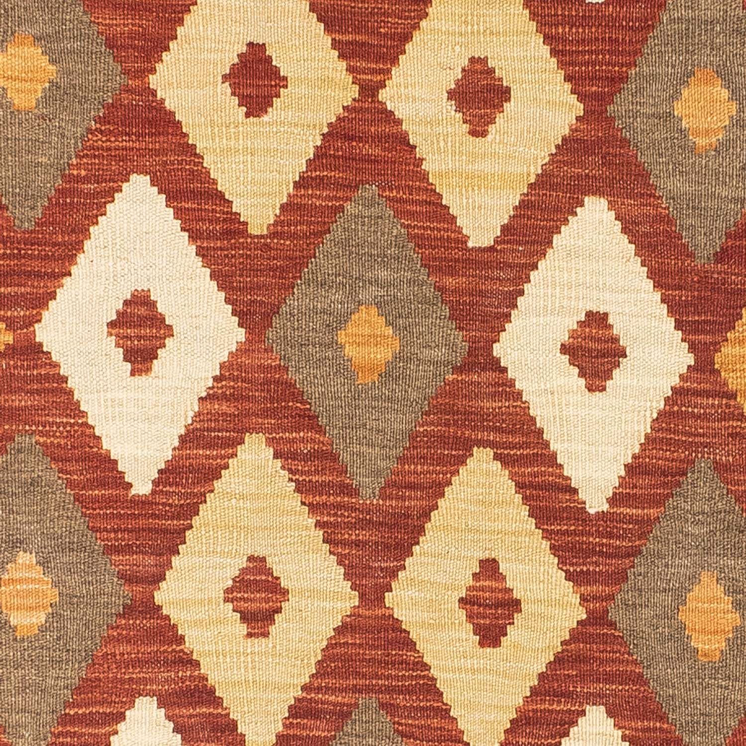 Alfombra de pasillo Alfombra Kelim - Oriental - 193 x 73 cm - óxido