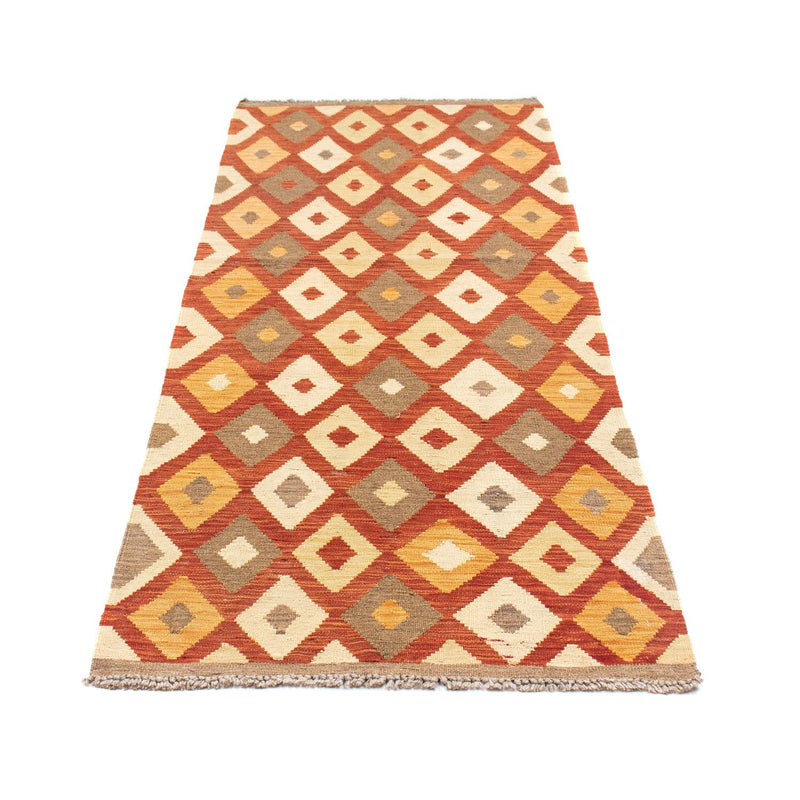 Alfombra de pasillo Alfombra Kelim - Oriental - 193 x 73 cm - óxido